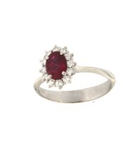 Anello Soranzo Gioielli Donna Pietre Preziose in Oro bianco Rubino 1.02 Ct DZ10408162 - DZ10408162